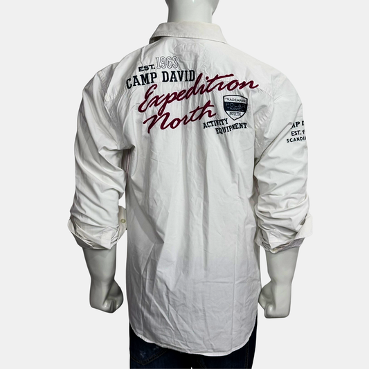 Camp David Shirt | Size Chest: 24 - Sleeve: 26 | XL