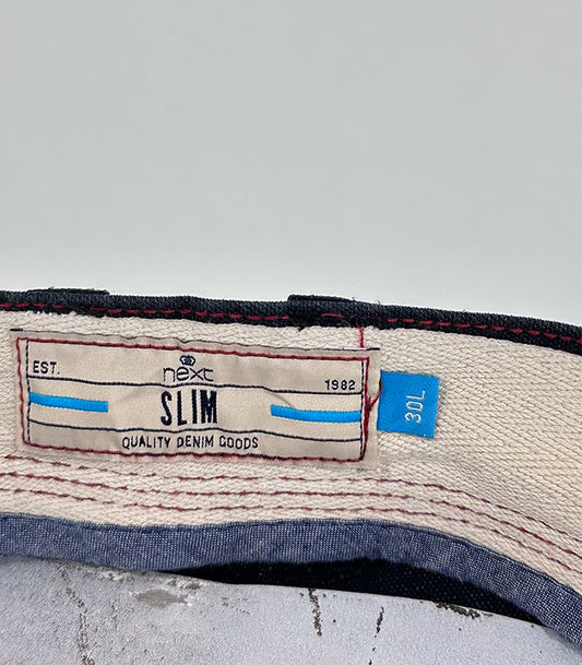 Next Black Chinos Pant | Size Waist: 34