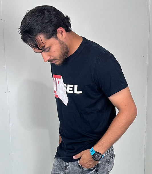 Diesel Men's Double Logo T Shirt | Size: Large