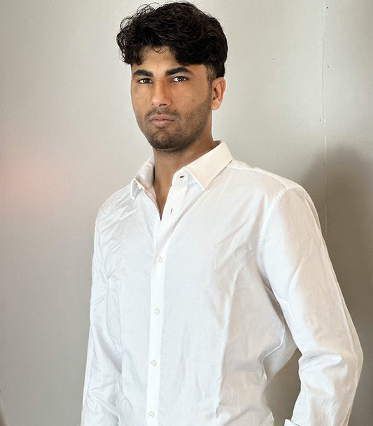 Hugo Boss Cotton White Shirt | Size: Large