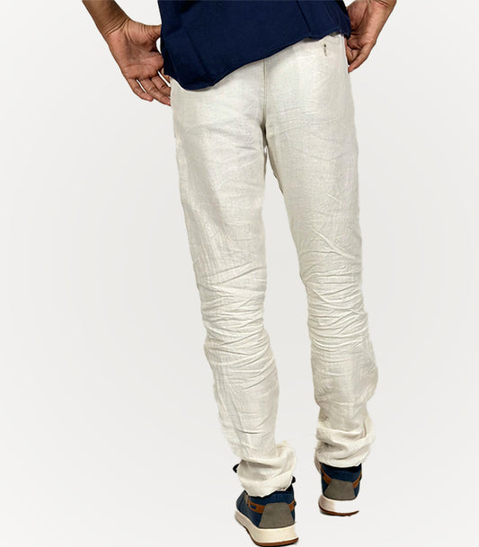 Jules Beige Linen Cotton | Size Waist: 30