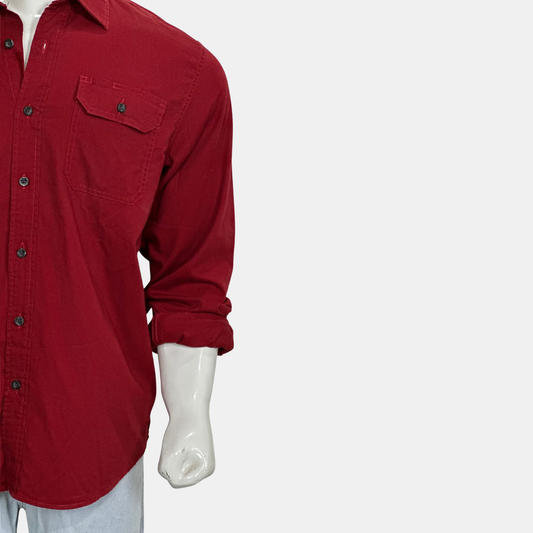 Wrangler Denim Shirt | Size Chest: 25 - Sleeve: 25 | XL