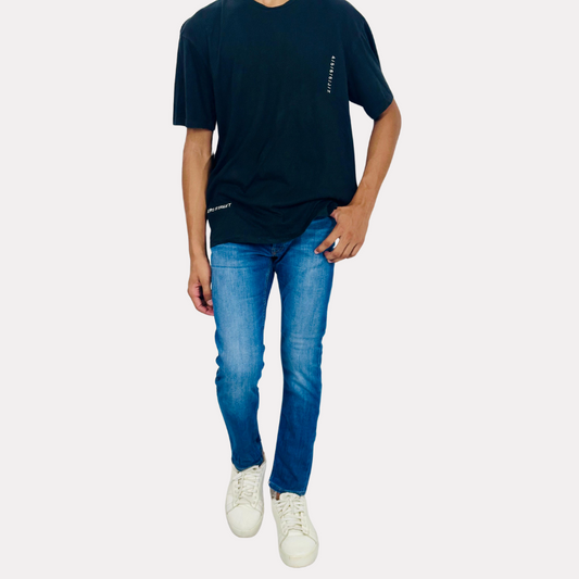 Jack & Jones Slim Fit Dark Blue Denim Jeans