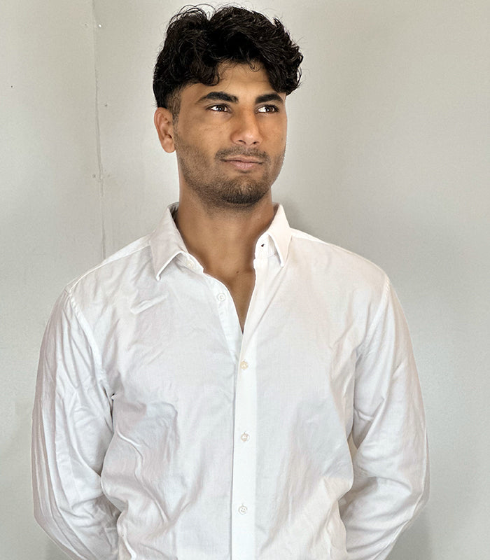 Hugo Boss Cotton White Shirt | Size: Large