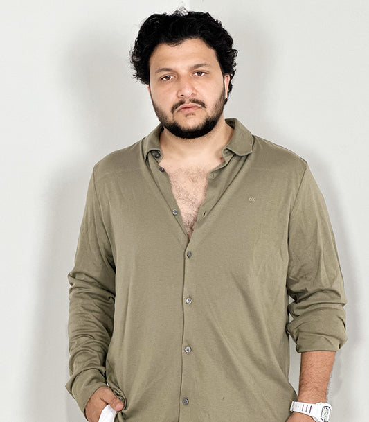 CK Flex Stretch Button-Up Shirt | Size: XL