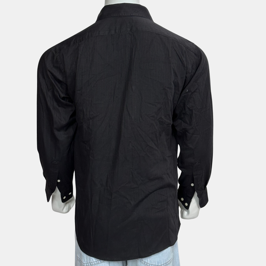 Dockers Black Shirt | Size Chest: 22 - Sleeve: 23 | Medium