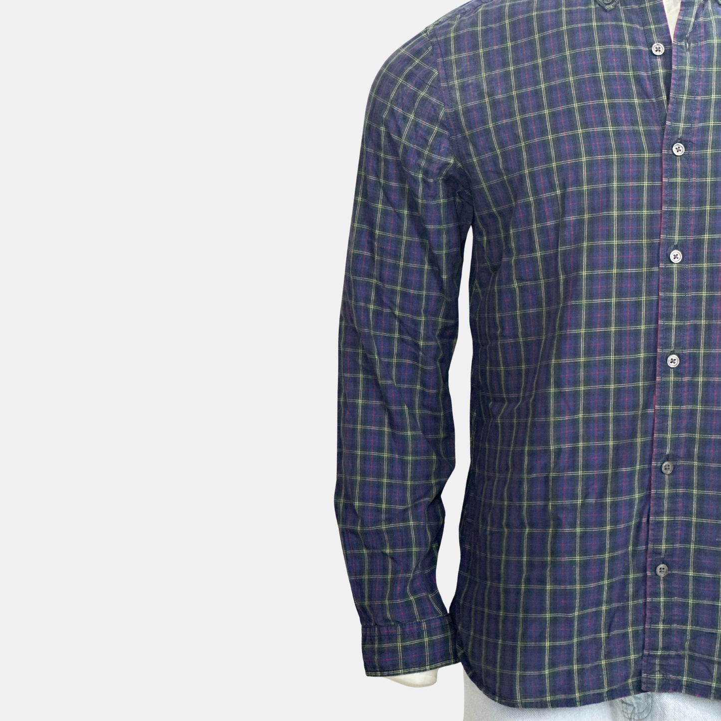 Next Checkboxes Shirt | Size Chest: 24 - Sleeve: 27 | XL