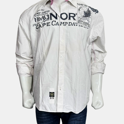 Camp David Shirt | Size Chest: 24 - Sleeve: 26 | XL