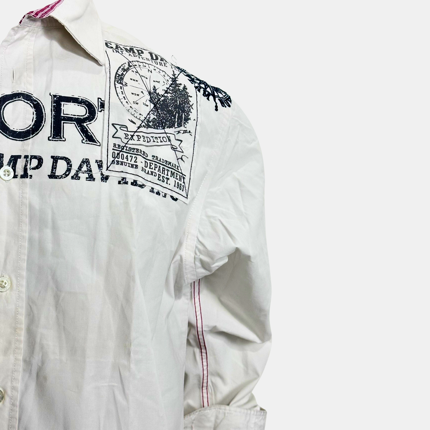 Camp David Shirt | Size Chest: 24 - Sleeve: 26 | XL
