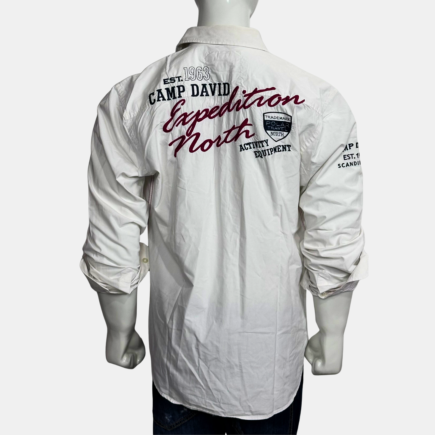 Camp David Shirt | Size Chest: 24 - Sleeve: 26 | XL