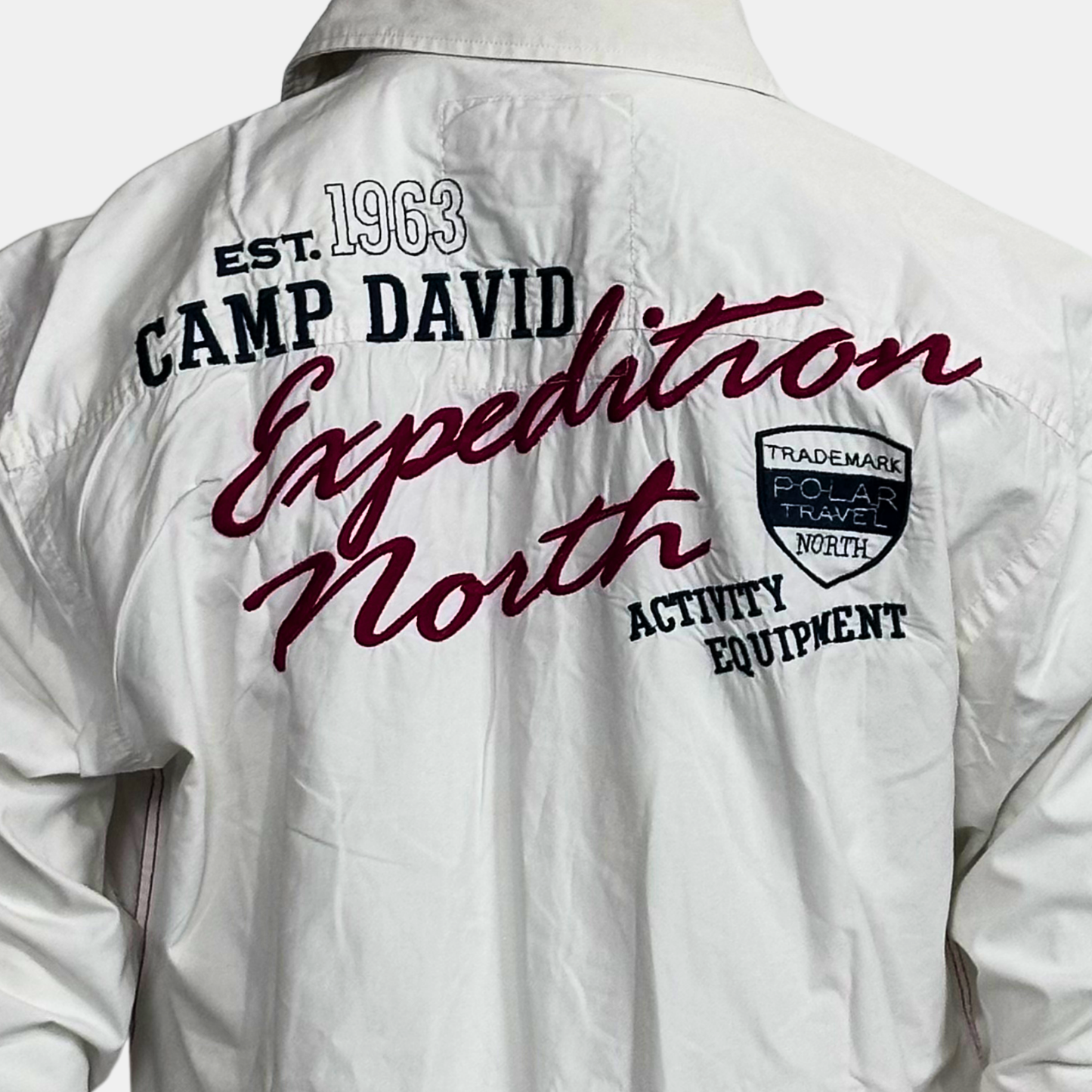 Camp David Shirt | Size Chest: 24 - Sleeve: 26 | XL