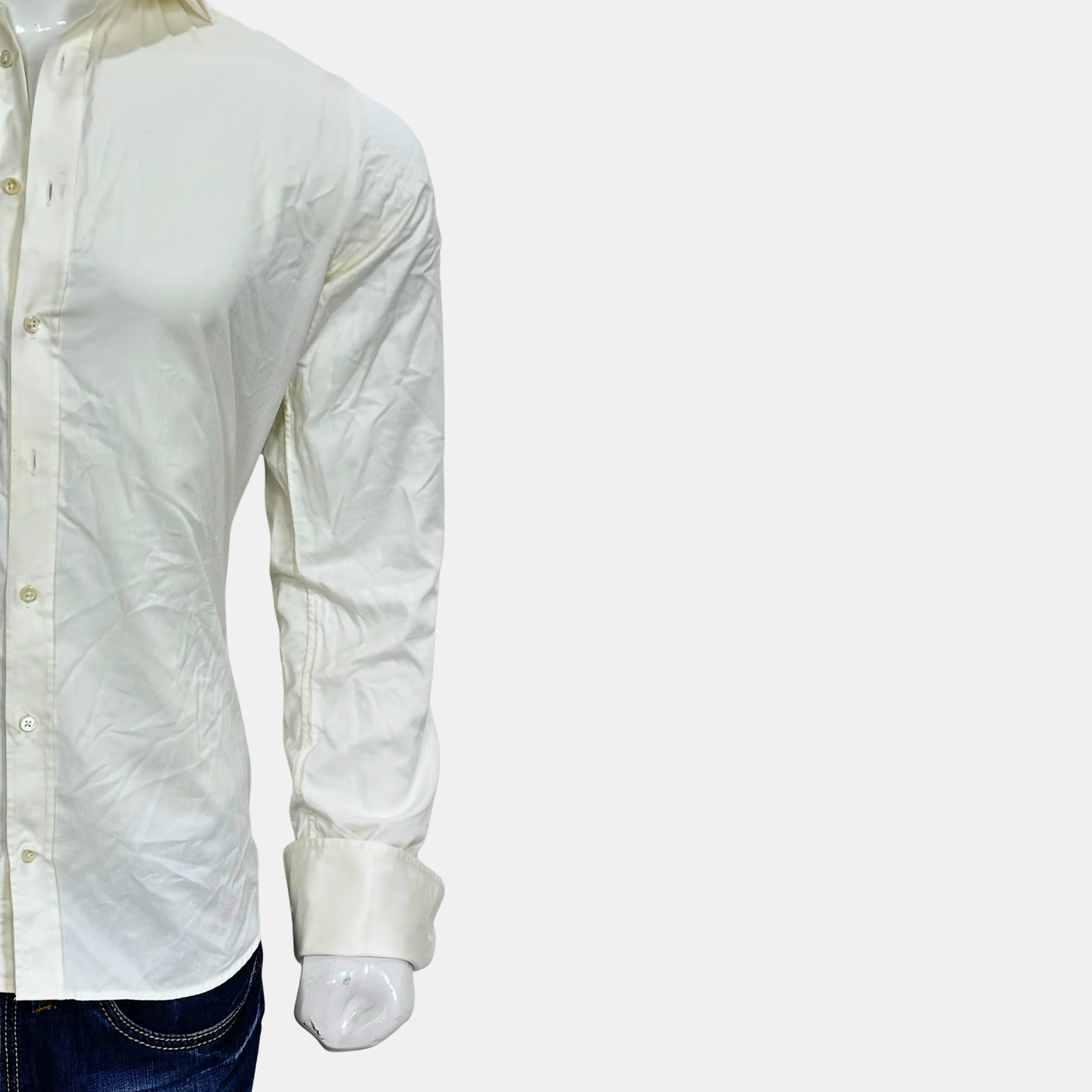 Stenstroms Slimline Twofold Super Cotton | Size Chest: 20 - Sleeve: 27 | Small