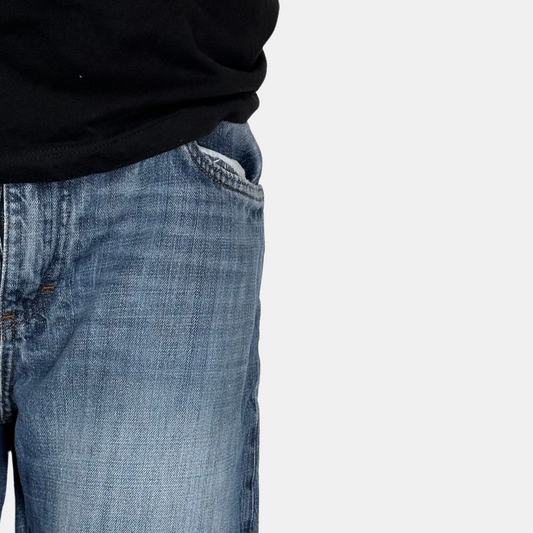 CK Blue Straight Fit Jeans | Size Waist: 36 - Length: 43