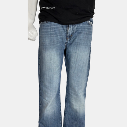 CK Blue Straight Fit Jeans | Size Waist: 36 - Length: 43