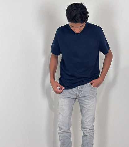 Asos Navy Blue basic T Shirt | Size: Small