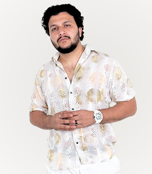 Versace Printed Short Sleeves Shirt | Size: XL