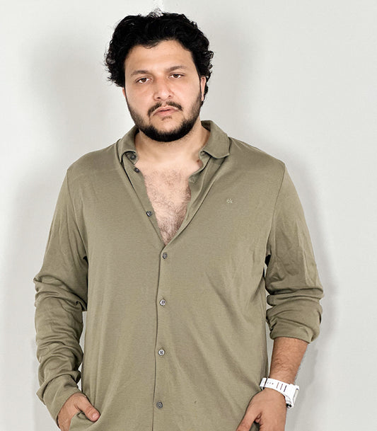 CK Flex Stretch Button-Up Shirt | Size: XL