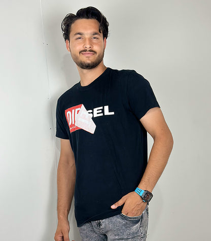 Diesel Men's Double Logo T Shirt | Size: Large