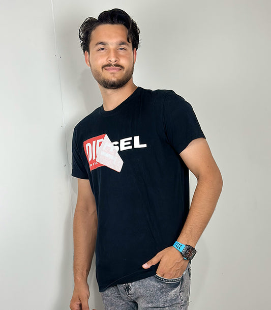 Diesel Men's Double Logo T Shirt | Size: Large