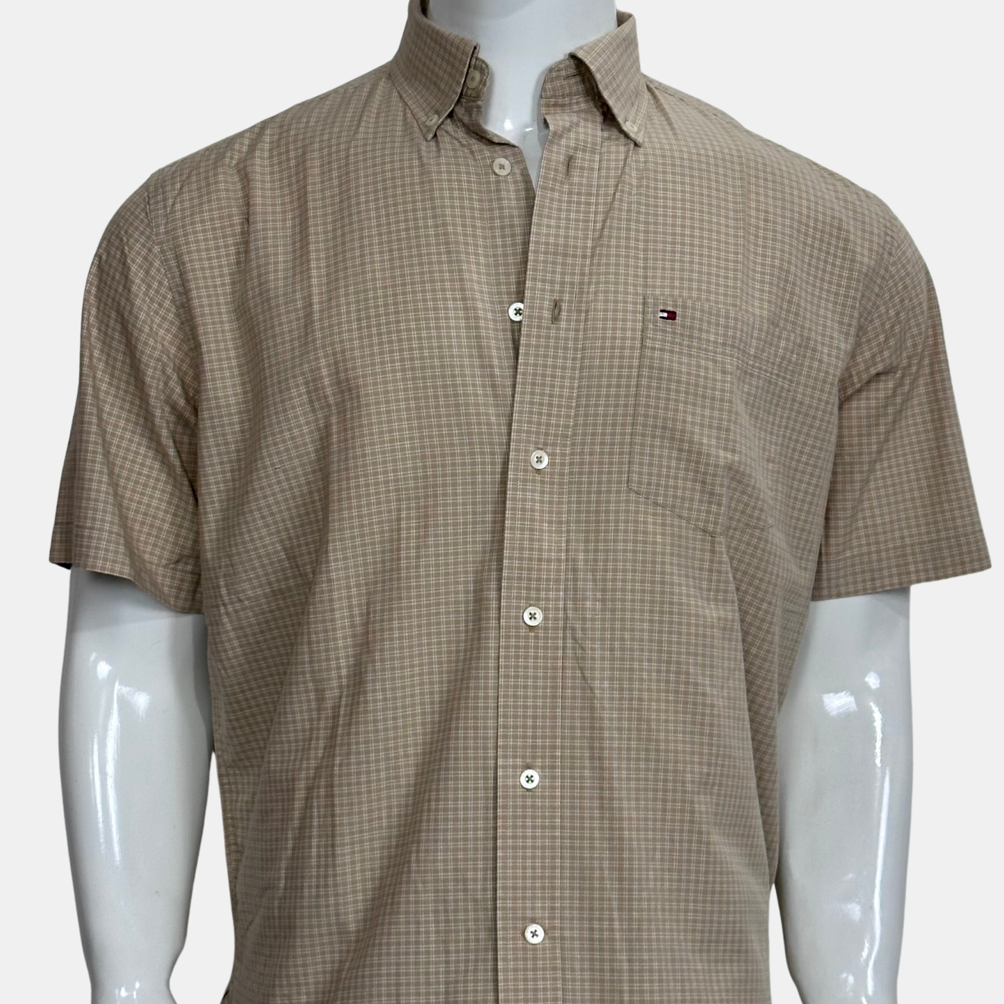 Tommy Hilfiger Half Sleeve | Size Chest: 24 - Sleeve: 10 | XL