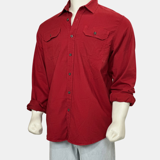 Wrangler Denim Shirt | Size Chest: 25 - Sleeve: 25 | XL