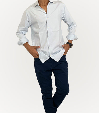 H&M Dark Blue Chino Jeans | Size Waist: 32