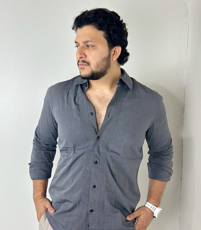 Gap Grey Button-Down Shirt | Size: XL