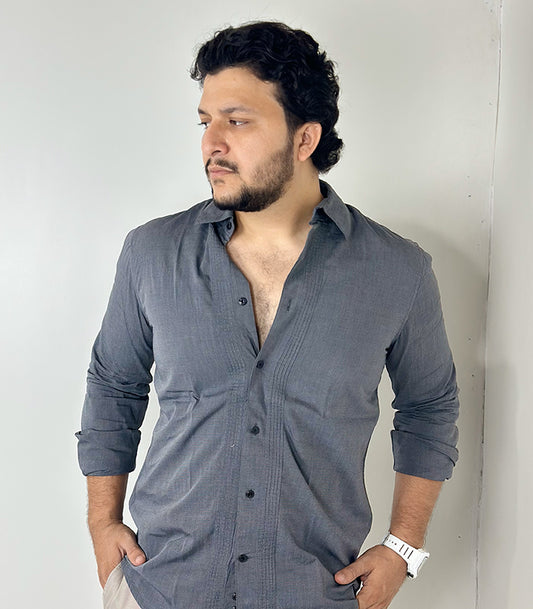 Gap Grey Button-Down Shirt | Size: XL