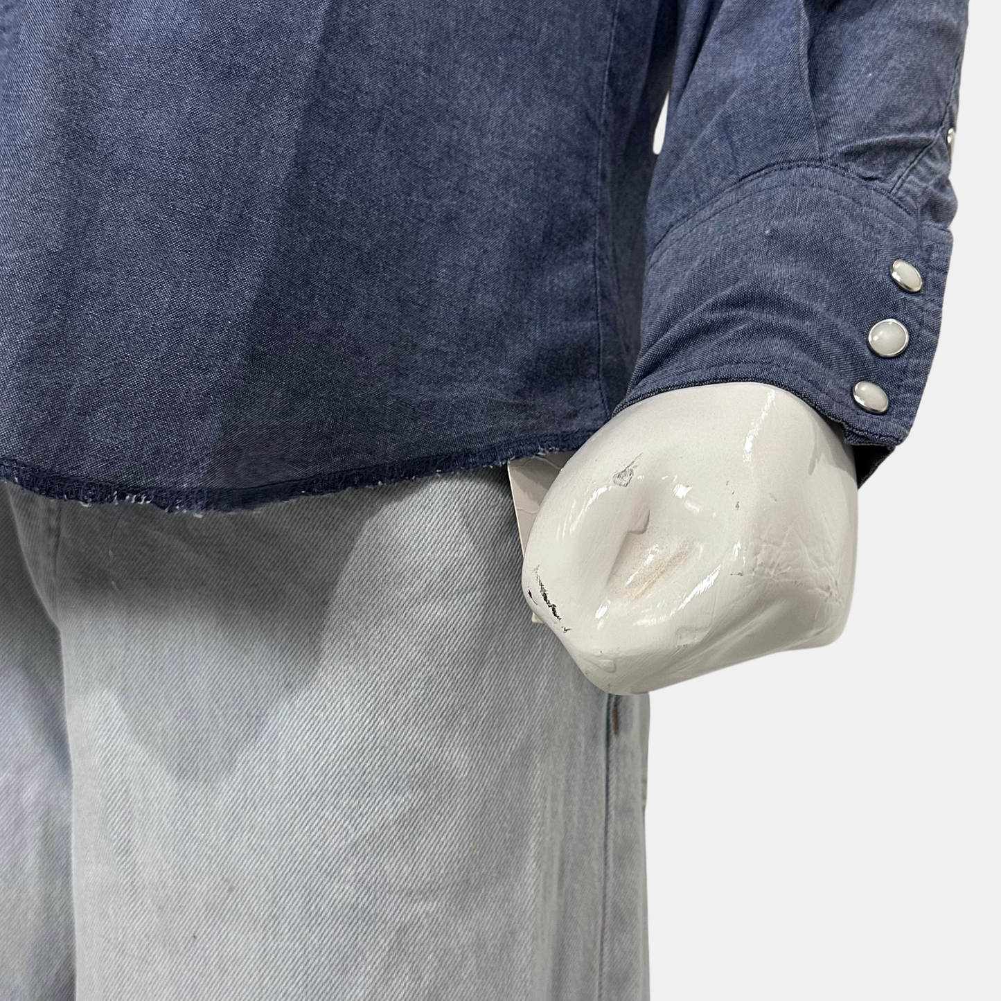 Wrangler Double Pocket Shirt | Size Chest: 23 - Sleeve: 23 | Large