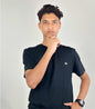 Lacosta Black T Shirt Crew Neck | Size: Medium