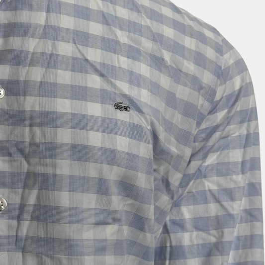 Lacosta Light Checkboxes Shirt | Size Chest: 24 - Sleeve: 25 | XL