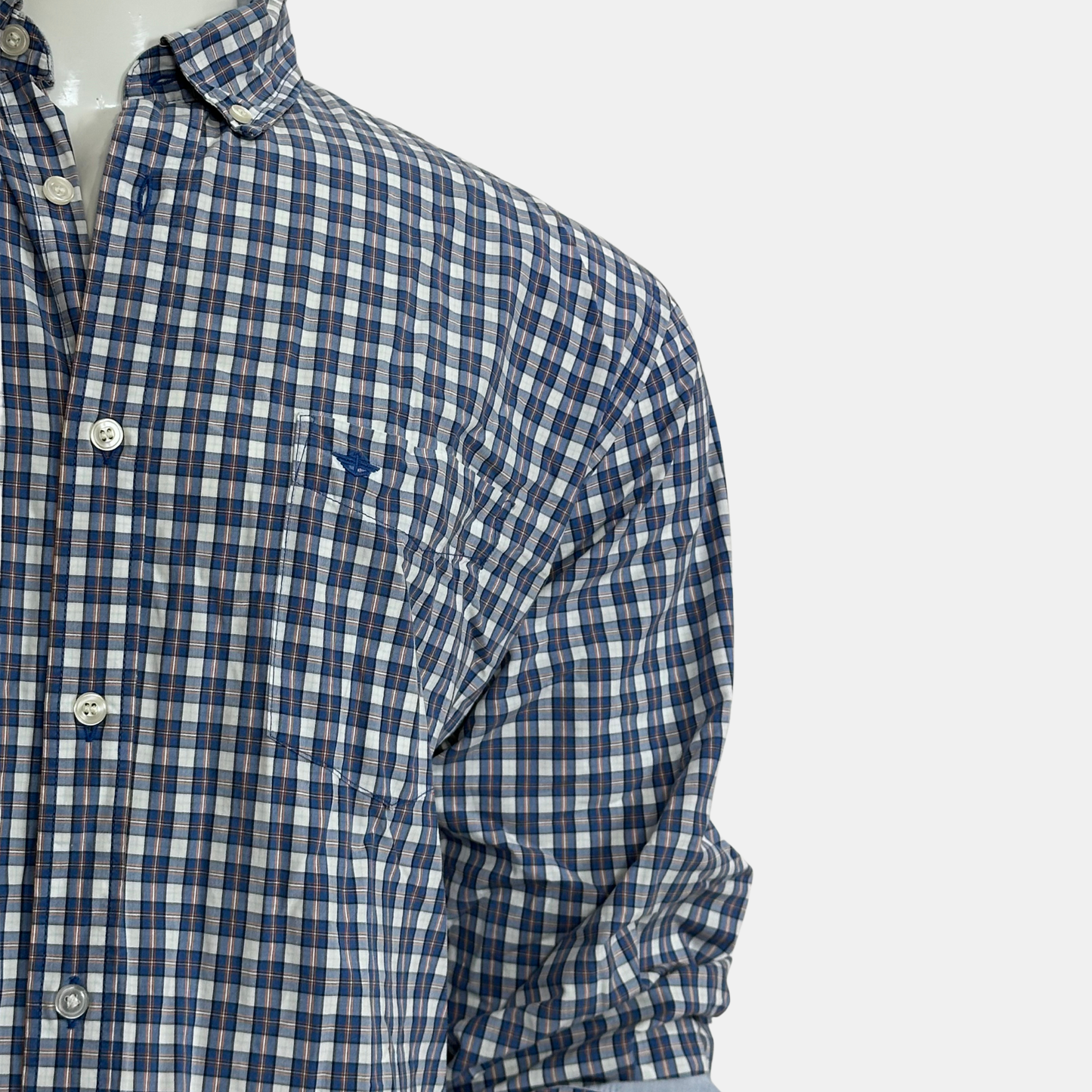 Dockers Checkboxes Shirt | Size Chest: 26.5 - Sleeve: 26 | XXL