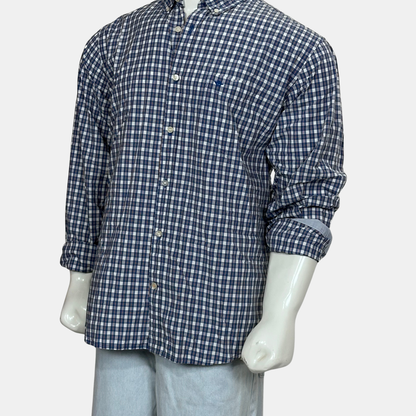 Dockers Checkboxes Shirt | Size Chest: 26.5 - Sleeve: 26 | XXL