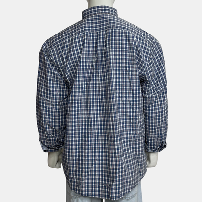 Dockers Checkboxes Shirt | Size Chest: 26.5 - Sleeve: 26 | XXL