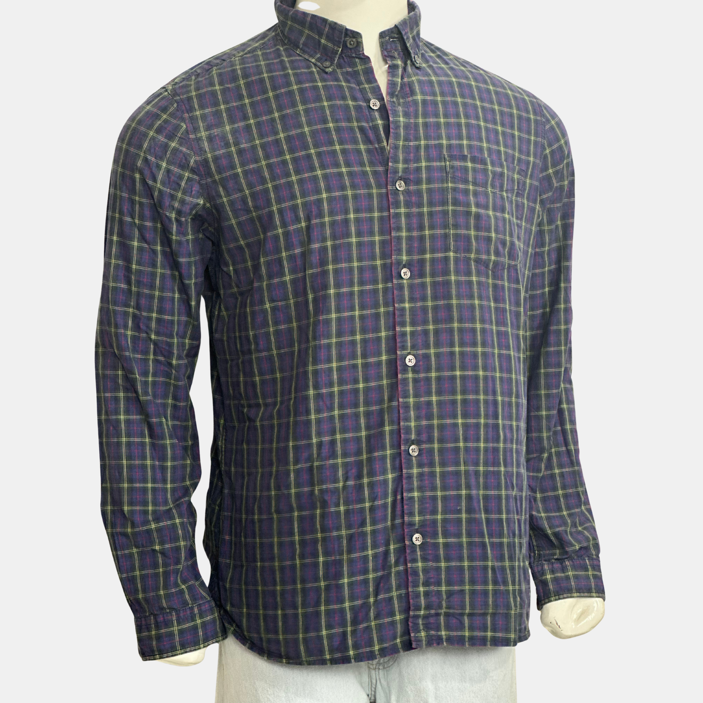 Next Checkboxes Shirt | Size Chest: 24 - Sleeve: 27 | XL