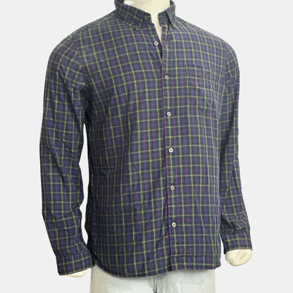 Next Checkboxes Shirt | Size Chest: 24 - Sleeve: 27 | XL