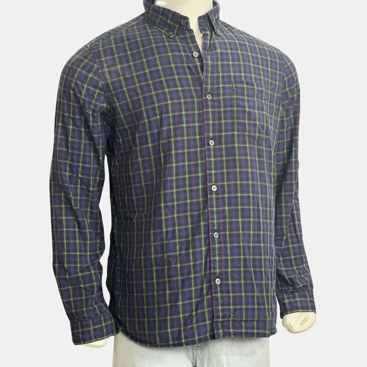 Next Checkboxes Shirt | Size Chest: 24 - Sleeve: 27 | XL